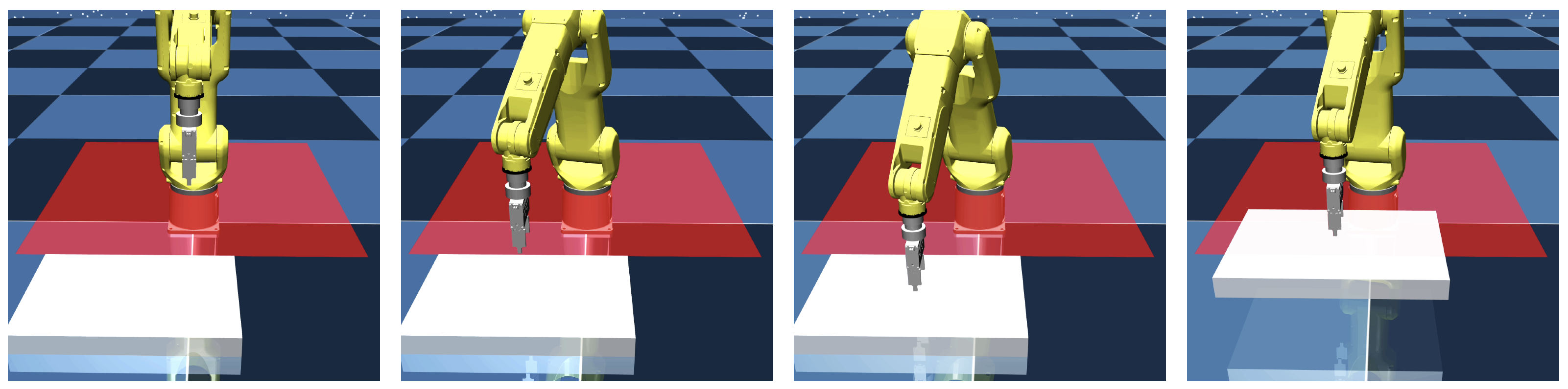 Pillow Grasping Simulation Task